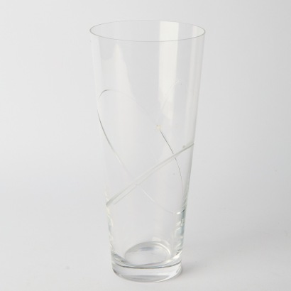 A Royal Doulton Crystal Vase