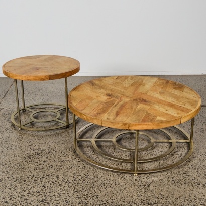 A Pair of Hudson Nesting Coffee Tables