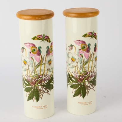 A Pair of Portmeirion Botanic Garden Pasta Canisters