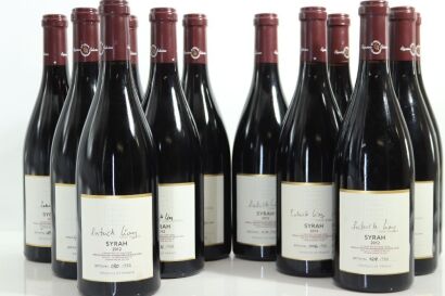 (12) 2012 Crown Range Cellar 'Signature Selection' Patrick Leon Syrah, Vin de France (Bottles signed by Patrick Leon, RIP)