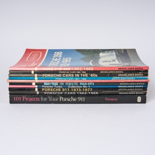 A lot of Porsche Books