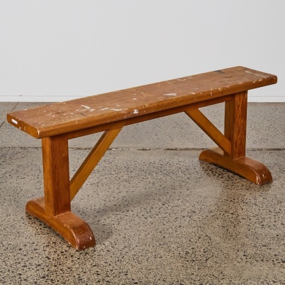 A Vintage Painters Bench