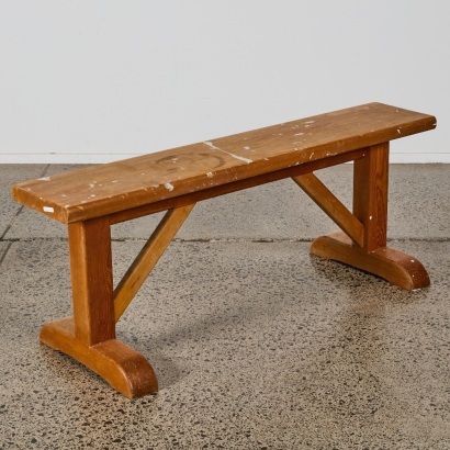 A Vintage Painters Bench