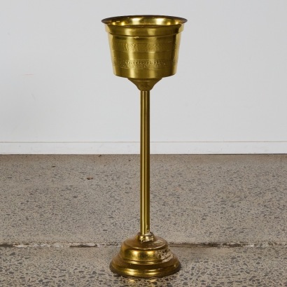 A Brass Jardiniere Champagne Bucket
