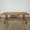 An Antique French Chestnut Farmhouse Table, c.1900