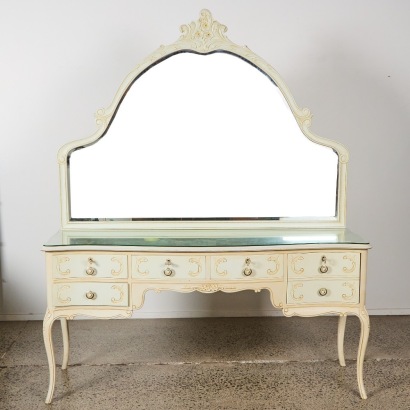 A French 1950s Bedroom Dresser & Stool