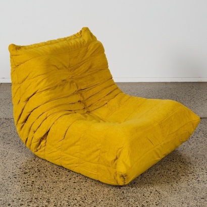 A Yellow Togo Style Seat