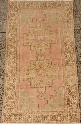 A Vintage Turkish Oushak Rug
