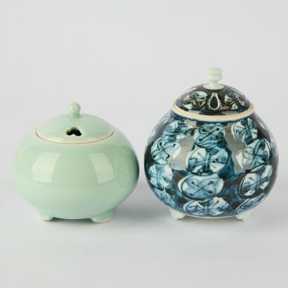 A Set of Two Japanese Censers