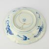 A Japanese Meiji Period Blue and White and Red Floral Lobed Plate - 3