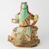 A Chinese 20th Century Famille Rose Figure of GuanYu - 2