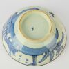 A Chinese Ming Dynasty Blue and White Figural Bowl - 3