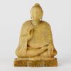 An Indian Jade Carved Buddha Figure