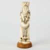 A Set of Two Indian Bone Carved Figural Ornaments - 4