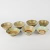 A Group of Seven Chinese Ming Dynasty Blue and White Bowls