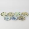 A Group of Seven Chinese Qing Dynasty Blue and White Small Dishes