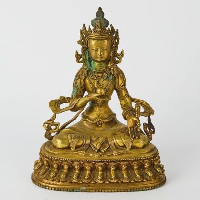 A Chinese Bronze Buddhist Figure