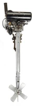 An Old British Seagull Outboard Motor