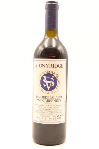 (1) 1999 Stonyridge Vineyard Larose, Waiheke Island