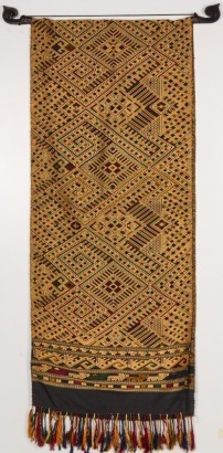 A Set of Two Rugs and Two Bamboo Bows