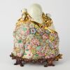 A Chinese Republic Period Famille Rose 'Floral' Figure of Maitreya - 2