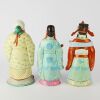 A Chinese Mid-20th Century Famille Rose &lsquo;Fu, Lu and Shou&rsquo;Figures - 2