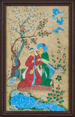 A Indian Figure Miniature Painting
