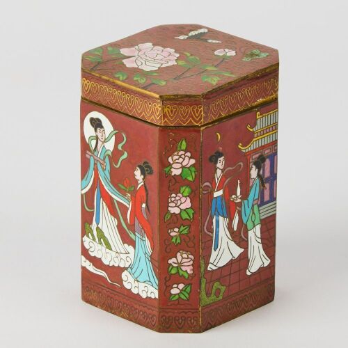 A Chinese 20th Century Cloisonn&eacute; Enamel Small Jar