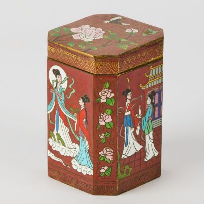 A Chinese 20th Century Cloisonn&eacute; Enamel Small Jar