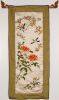 A Chinese 20th Century Embroidered &lsquo;Flowers&rsquo; Panel