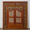 A Chinese Aged Wooden Window Lattice Panel