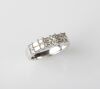 18ct White Gold Modern Diamond Ring
