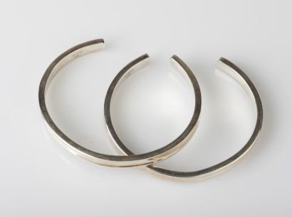 Two Sterling Silver Bangles