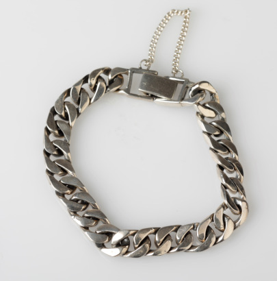 Sterling Silver Curb Link Bracelet