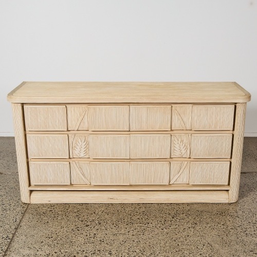 A Vintage Pencil Reed Dresser