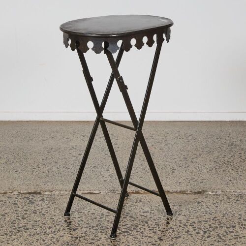 An Iron Plant Stand