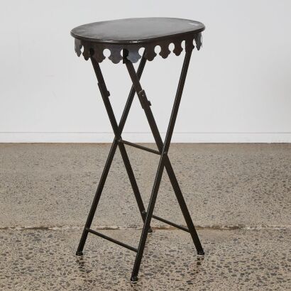 An Iron Plant Stand