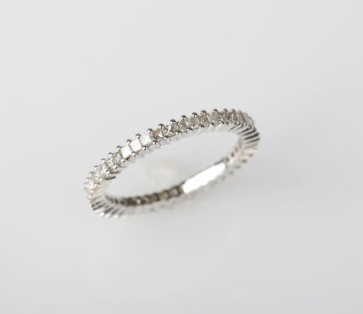 18ct White Gold Diamond Eternity Band