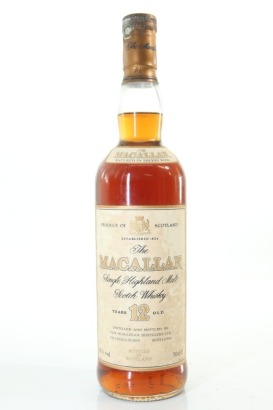 (1) The Macallan Matured in Sherry Wood 12 Year Old Single Malt Scotch Whisky, 43% ABV, Circa. late 1980's