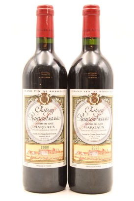 (2) 2000 Chateau Rauzan-Gassies, Margaux