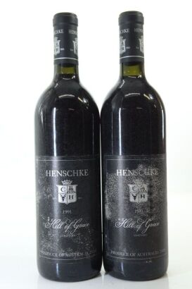 (2) 1991 Henschke Hill of Grace Shiraz, Eden Valley [RP97] [JR18.5]