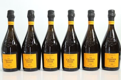 (6) 2018 Veuve Clicquot Ponsardin La Grande Dame Brut, Champagne