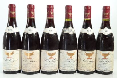 (6) 1996 Domaine Gros Frere et Soeur Clos de Vougeot Grand Cru 'Musigni', Cote de Nuits (TL)