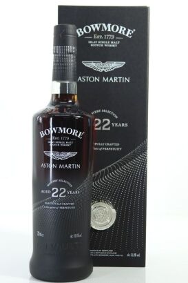 (1) Bowmore Aston Martin Master's Selection Edition 22 Year Old Single Malt Scotch Whisky, Islay 51% ABV (GB)