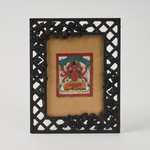A Chinese 19th Century Tibetan Small Thangka