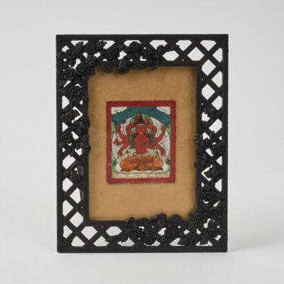 A Chinese 19th Century Tibetan Small Thangka