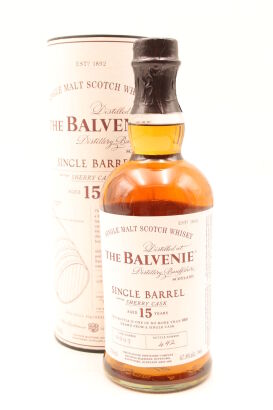 (1) Balvenie 15 Year Old Sherry Cask Single Barrel #9003 Single Malt Whisky, 47.8% ABV, 700ml (GB)