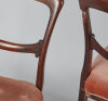 A Pair of Balloon Backed Dining Chairs  - 2