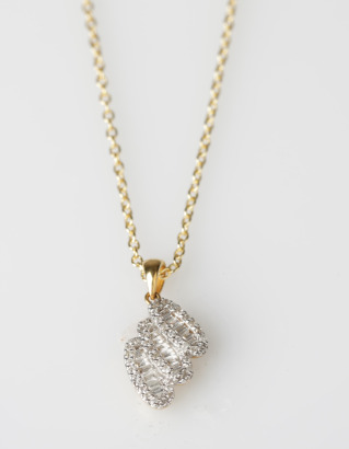 18ct Diamond Cluster Pendant