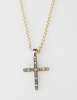 9ct Diamond Cross Pendant
